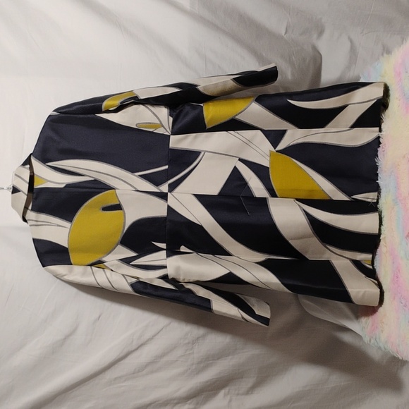 SALE! NWT Ann Taylor Petite Classy Multicolor Long Silky Soft Spring Jacket - Picture 7 of 14